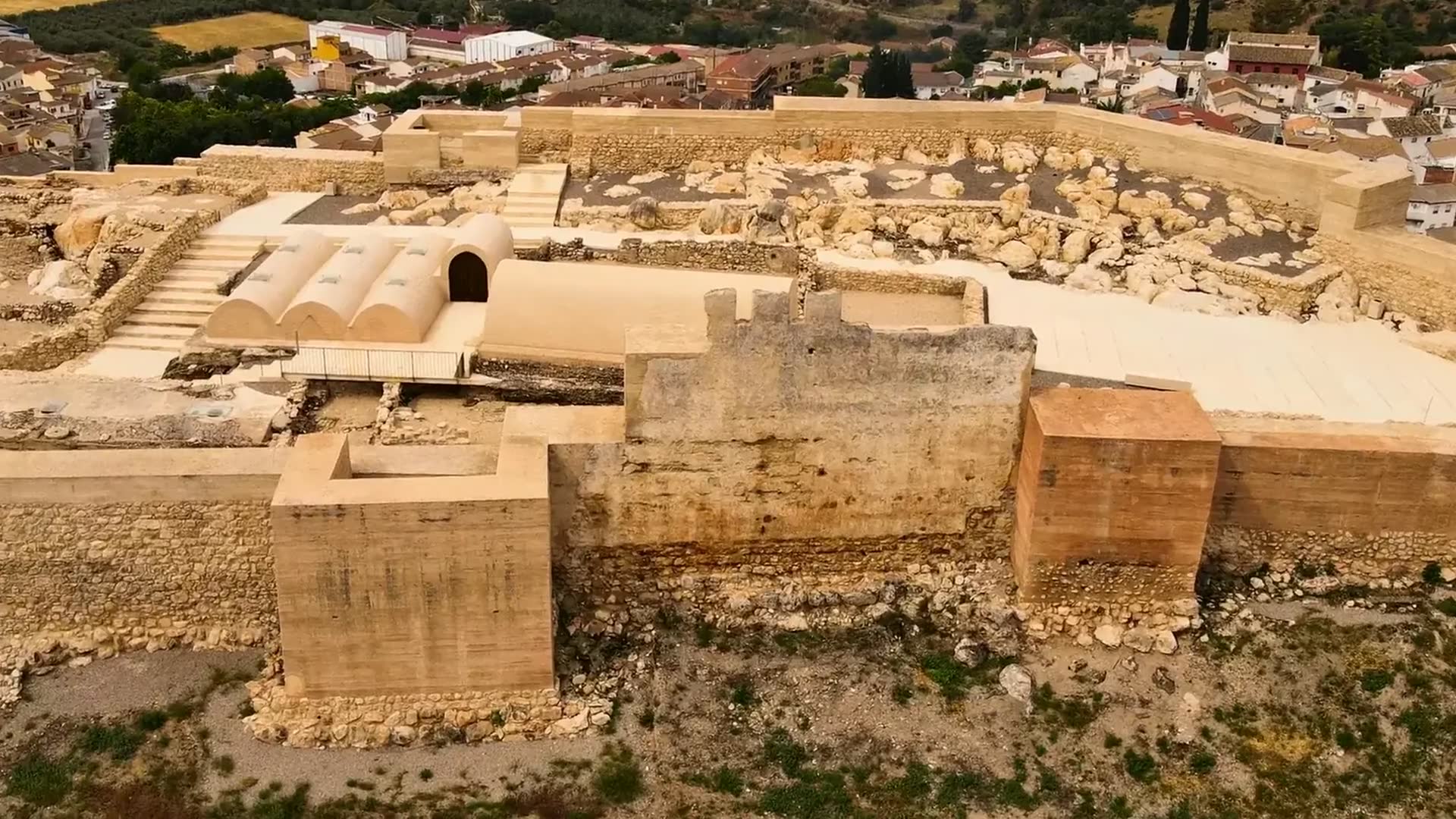 El Castillo de Íllora visto desde el aire